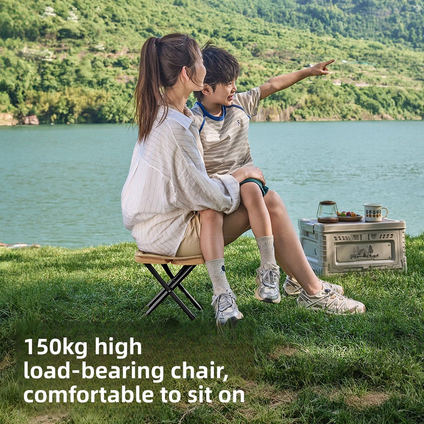 Ultra-light Folding Stool, Pencil Case, Folding Camp Stool, Camping Chair, Portable Small Fishing Stool, Outdoor Folding Chair