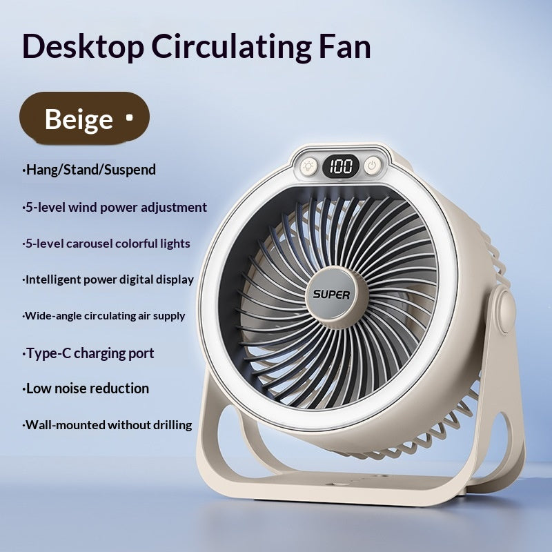 Small Desktop Handheld Semiconductor Ice-cooling Fan
