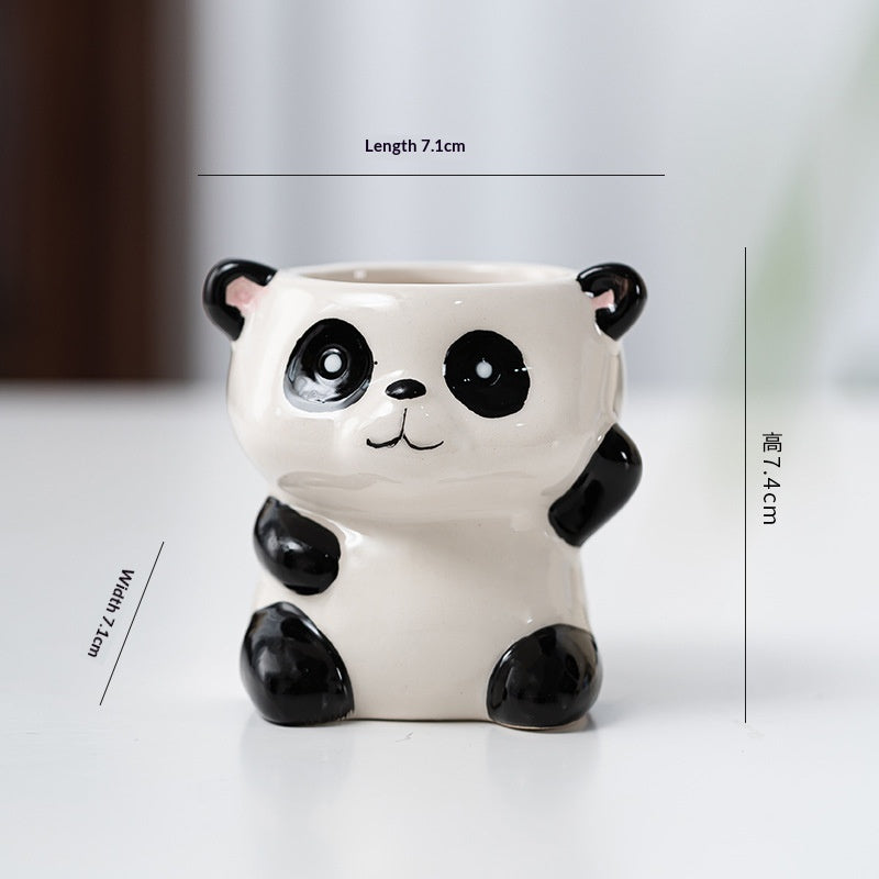 Cartoon Succulent Flower Pot Creative Home Gardening Planter