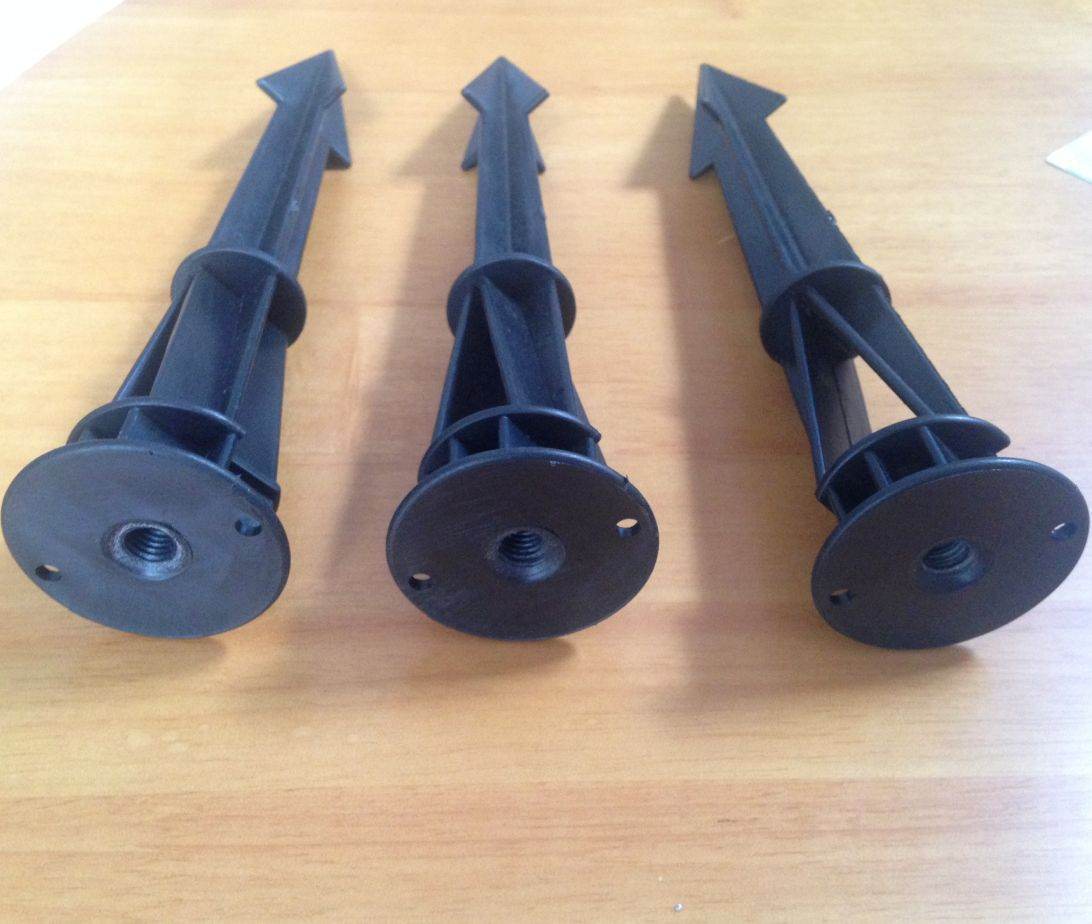 Plastic Ground Socket Accessories Led Mud Lamp Floor Insertion Pole Lawn Lamp
