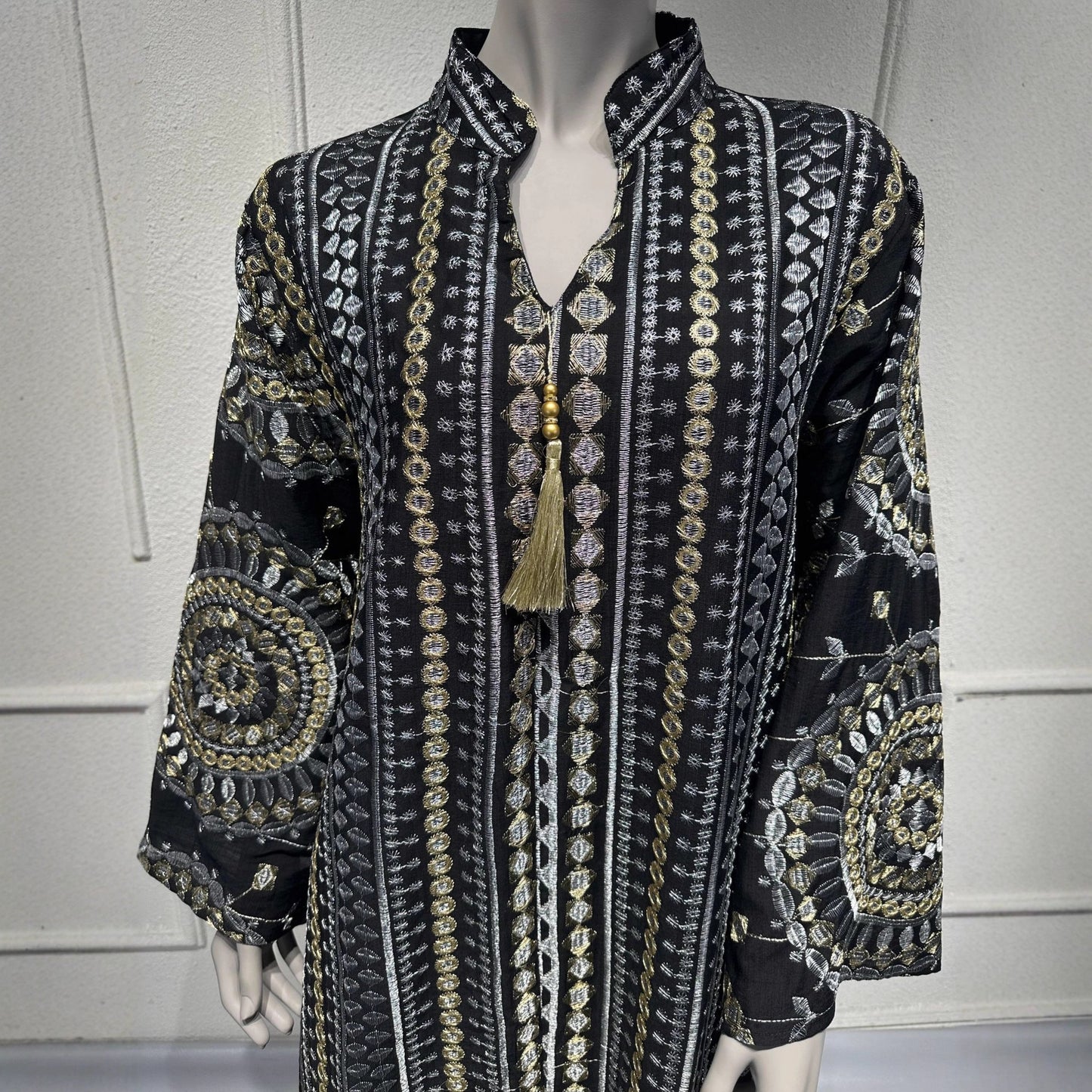 New Best-selling Robe-style Womens Dress With Embroidery
