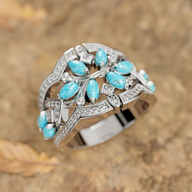 Japanese And Korean Ethnic Style Exotic Ring