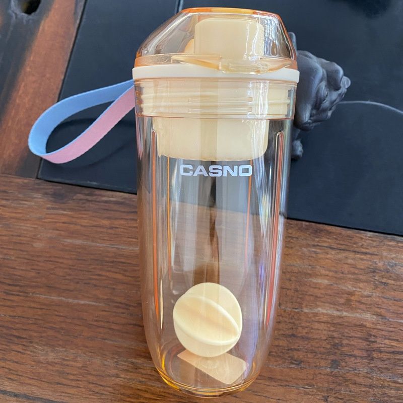 Shaker Bottle Fitness Water Bottle Protein Powder Mixing Cup