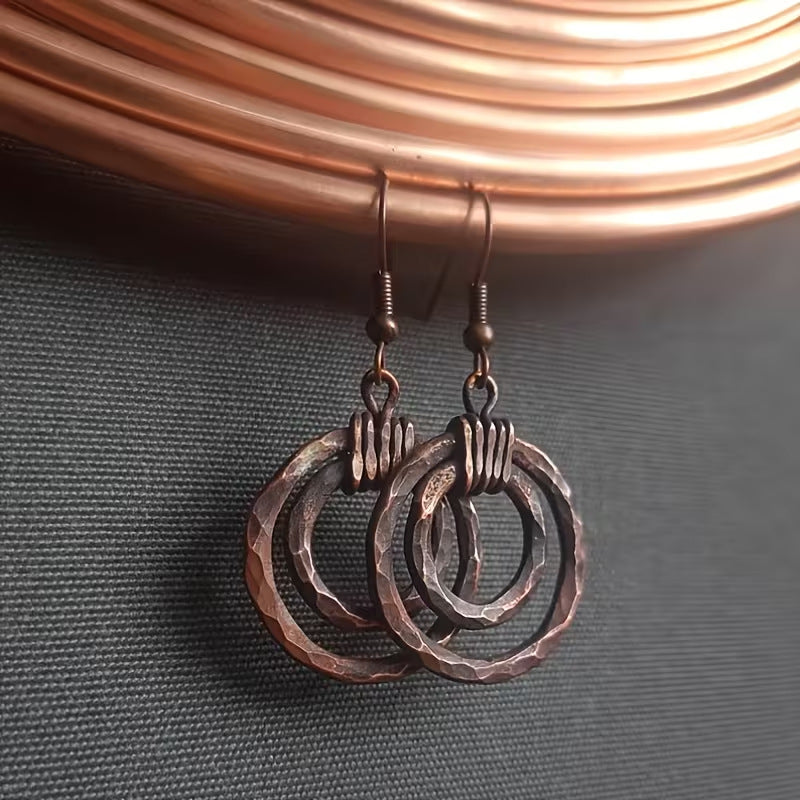 Round Ear Hook Earrings Bridal Gift High-end Jewelry