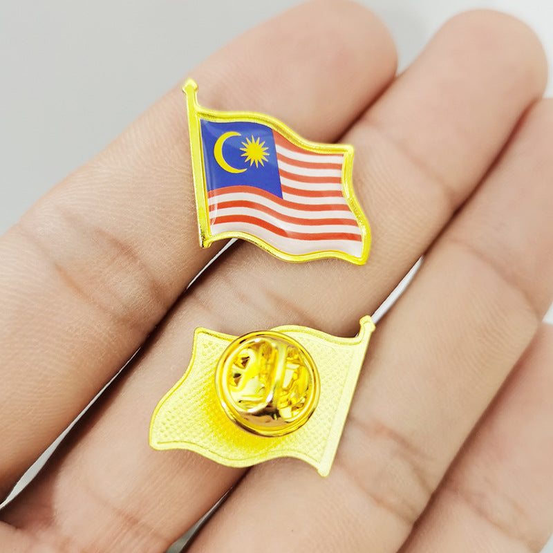 Malaysia Patriotic Clothing Accessories Brooch Israel Badge
