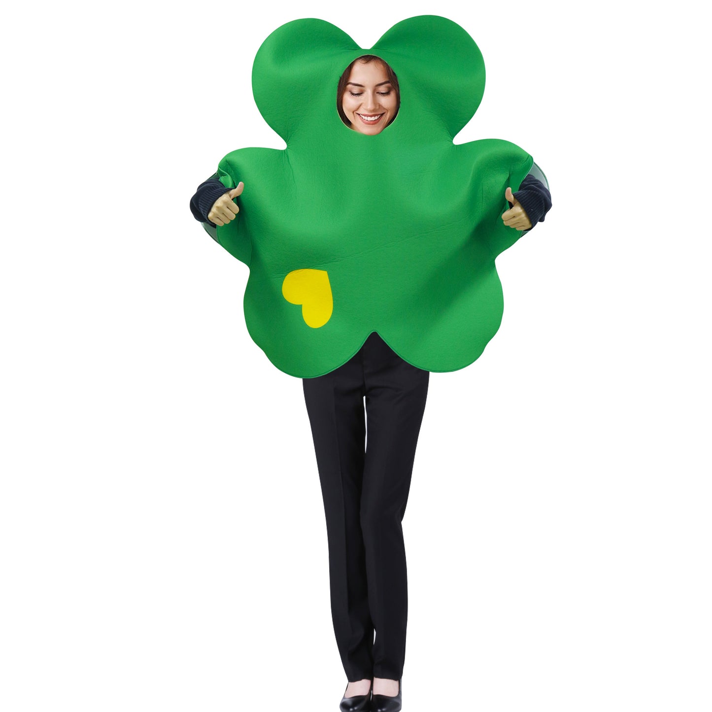 Best-selling St Patricks Day Costume Parade Outfit Beer Festival Print Green Hat Stage Performance Attire