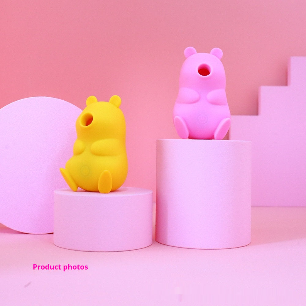 Toy Cute Bear Sucking Massage Device