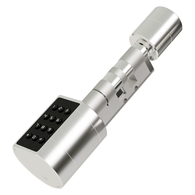 Smart Lock Cylinder Graffiti-proof Bluetooth Fingerprint Password Lock For Indoor Use