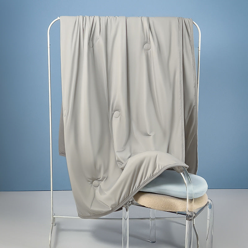 Class A Maternal InfantGrade Cooling Silk Summer Quilt MachineWashable For Single Or Double Beds
