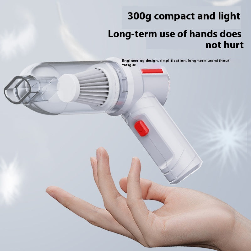 Car Wireless Charging Dual Use In Car And Home Handheld Vacuum Cleaner