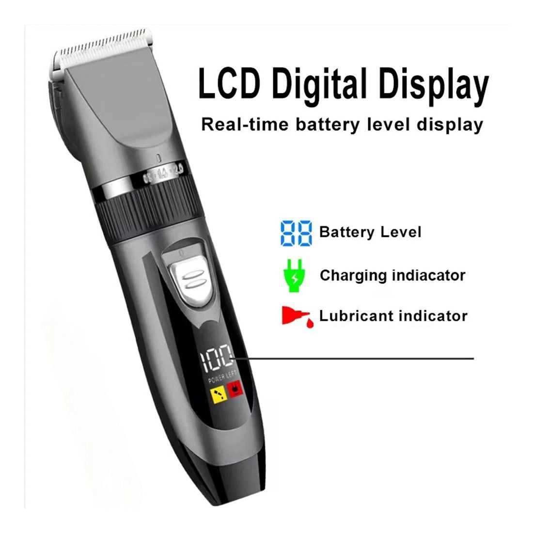 Cordless Hair Clippers For Men  Mens Hair Trimmer Set  Hair Clippers For Men