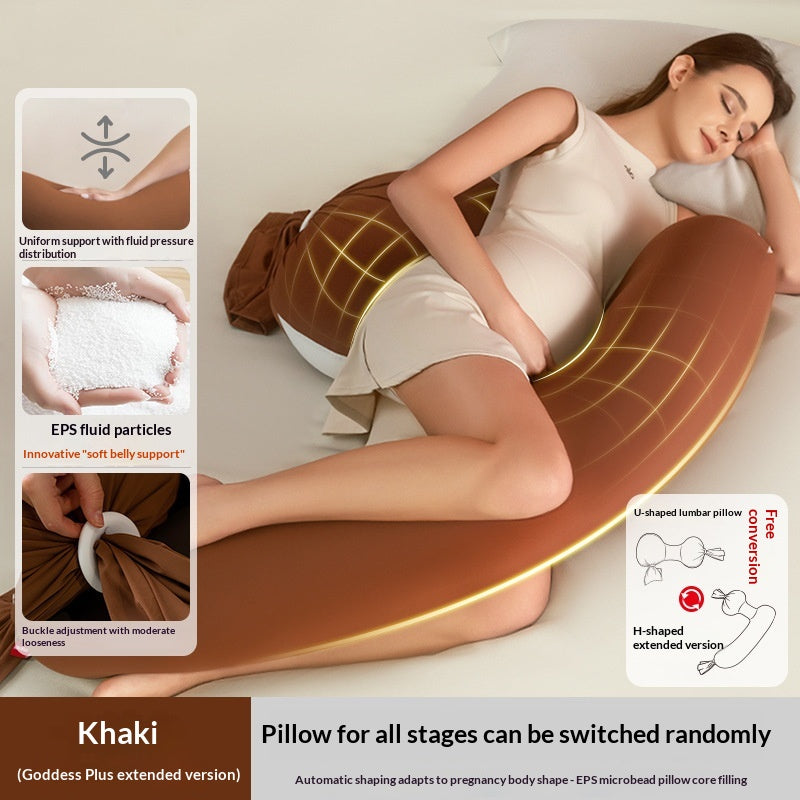 Pregnancy Pillow For Back Support Belly U-shaped Side-sleeping Body Pillow For Comfortable Sleep