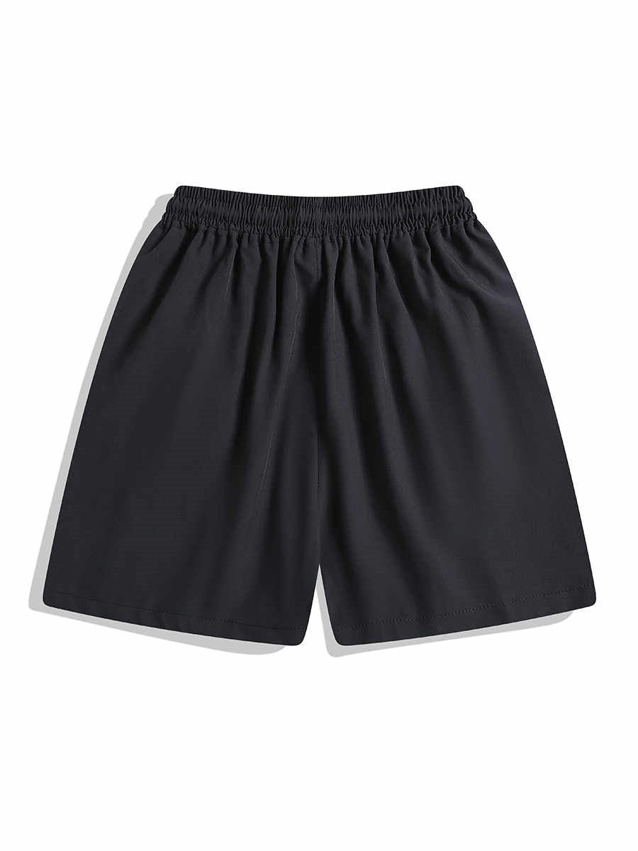 Quick-drying Contrast Color Sports Shorts Training Fitness Casual Pants