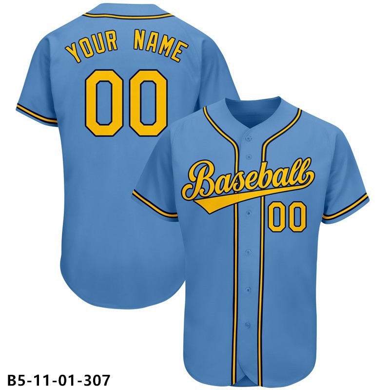 New European And American-style Quick-drying Baseball Jersey With 3D-printed T-shirt