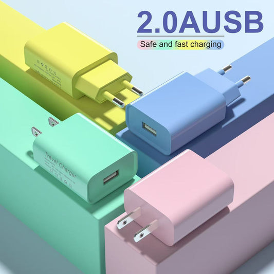 Color Macaron Fast Charge Charging Plug
