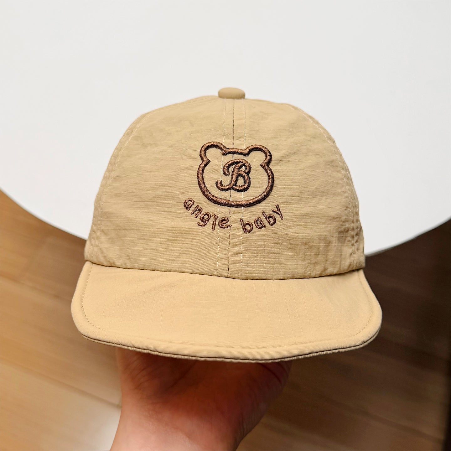 Korean-style Cute Little Bear Embroidered Alphabet Baby Sun Hat, Lightweight And Breathable, Suitable For Children Of All Ages