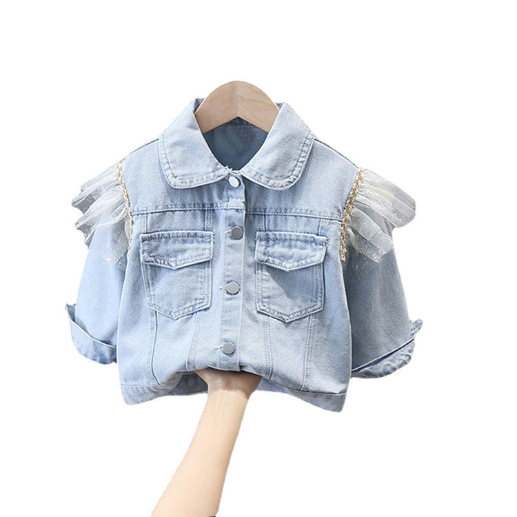 Kitten Korean Fashion Casual Denim Jacket