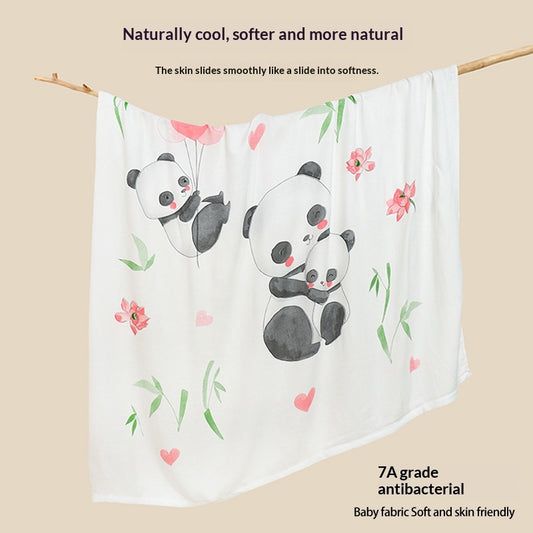 Infant And Toddler Bamboo Fiber Class A Blanket Bath Towel Cooling Blanket