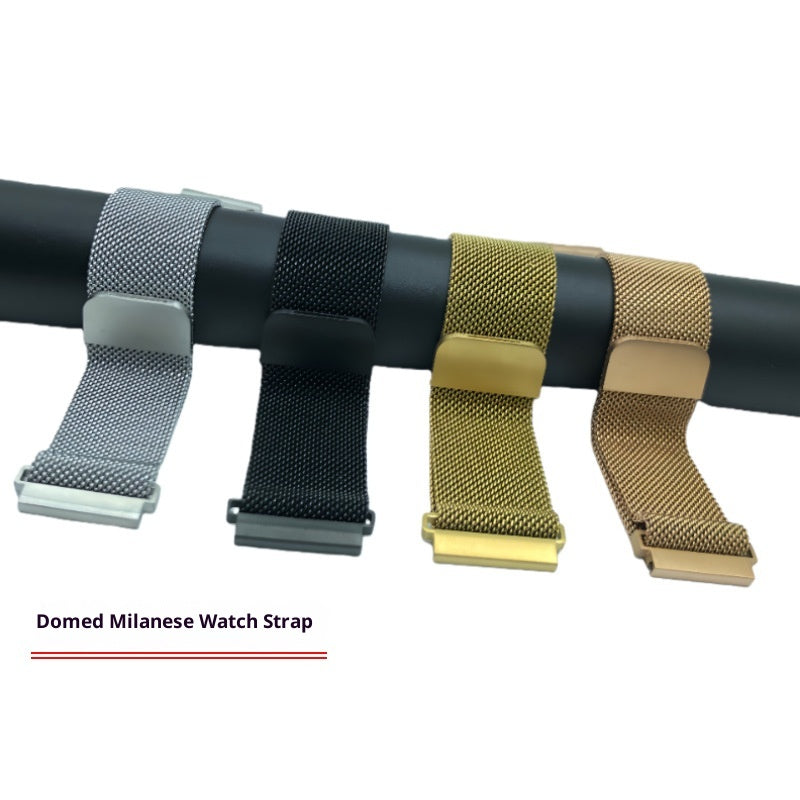 Smart Watch Flat Head Style Milan Strap Garmin Convex Head Universal Metal Strap