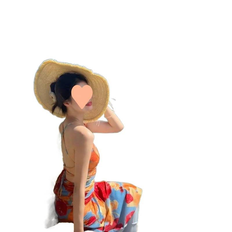 New Dopamine Inspired Stunningly Printed Resort Style Dress For Women