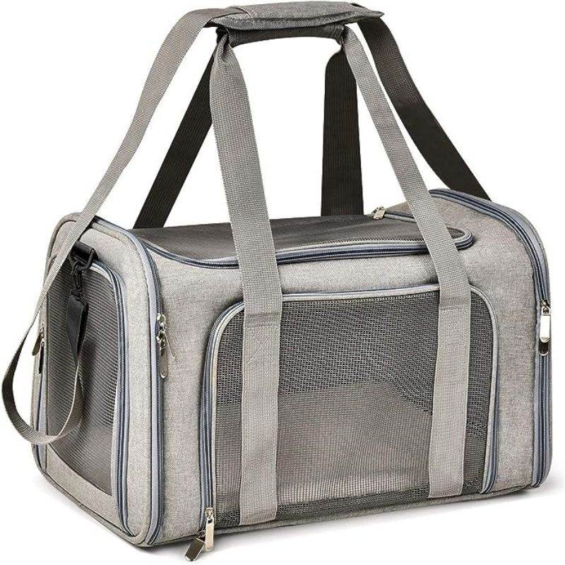 Pet travel bag-gray-1 piece