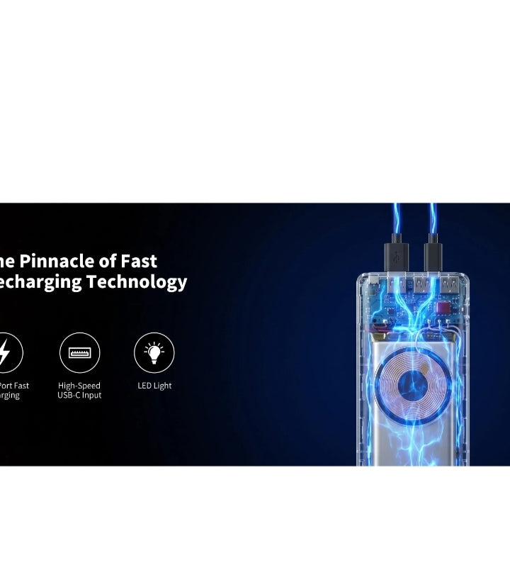 20000mAh Portable Power Bank Fast Charging External Battery Pack With Safety System