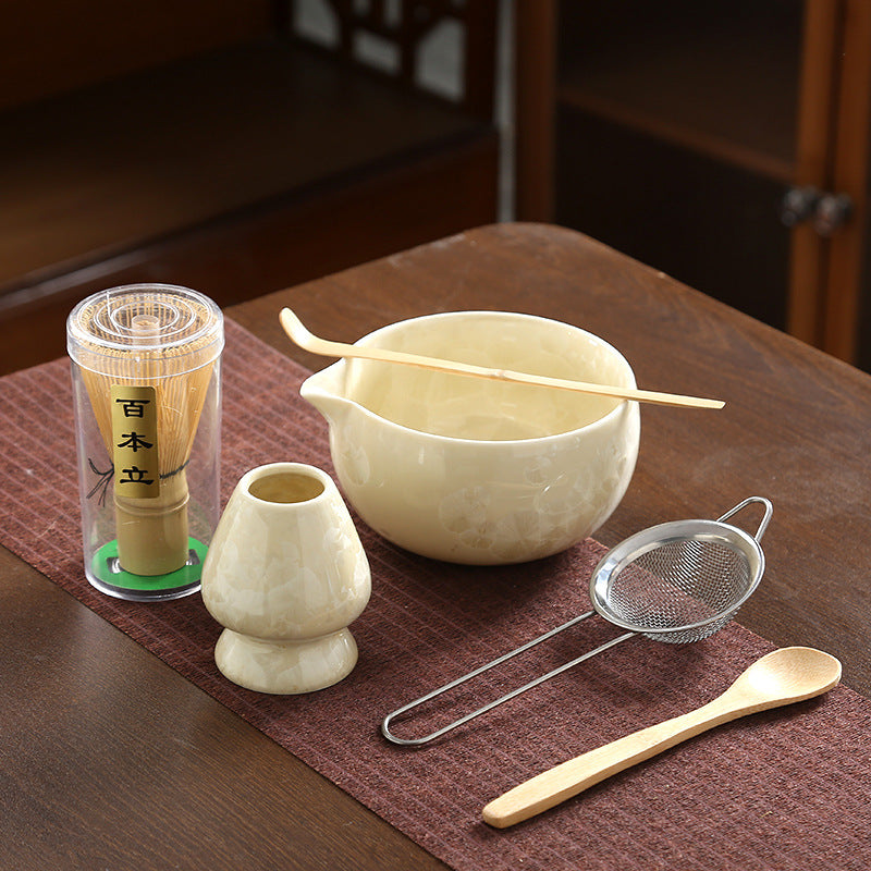 Crystal Glaze Matcha Japanese Style Kung Fu Tea Set Accessories