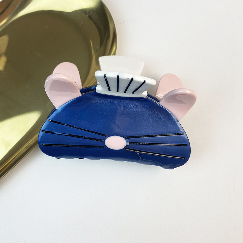 Mouse Acetate Hairpin Pill Hair Accessories Creative