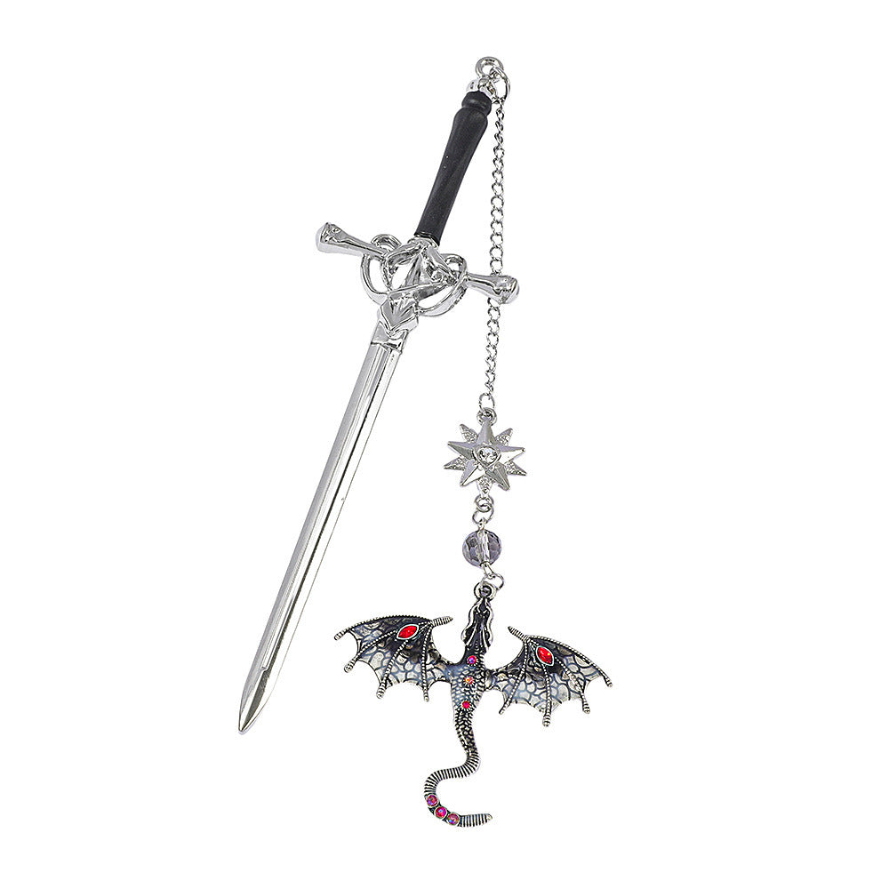 Stegosaurus Bookmark Birthday Silver And Gold Pendant Anniversary Gift