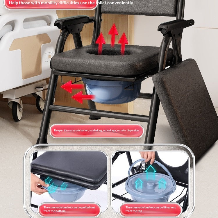 Household Stable Health-Care Foldable Toilet Seat