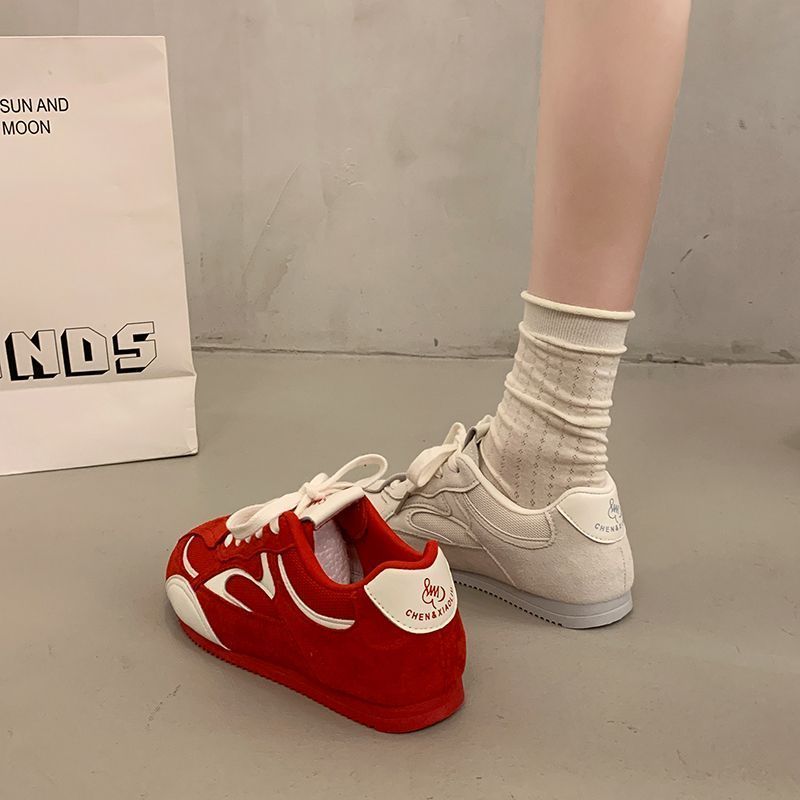 2026 New Summer Women Flat German Trainers, Thin Breathable Mesh Casual Skate Sneakers, Popular  Shoes