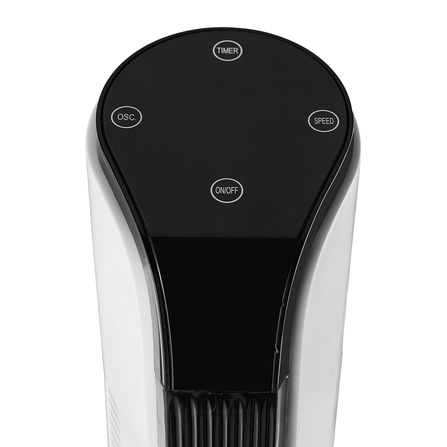 42 Inch Smart Tower Fan, 110V 65W All-Copper Motor Bladeless Standing Fan, Remote WiFi APP Control, Digital Display, 3 Speeds 3 Modes, 12H Timer, Space Saving Tower Fan For Bedroom Living Room, No Wat