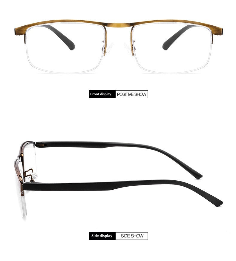 Multi-focal Blue-light-blocking Progressive Smart Reading Glasses