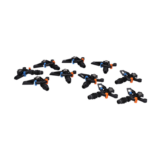 10PCS G1/2 Male Thread Rocking Arm Sprinkler 360° Rotating Lawn Sprinkler For Garden Supplies