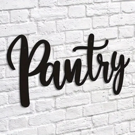 CIFbuy Metal Baked Paint Pantry Sign Wall Art Modern Kitchen Pantry Decor - TikTok, Temu Pickup