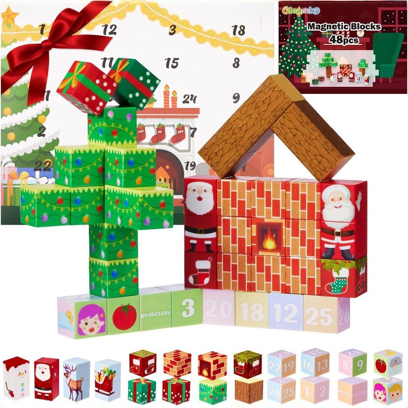 Christmas Tree Building Blocks Christmas Blind Box Christmas Gifts