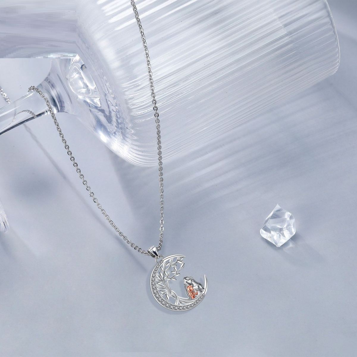 European And American Style Jewelry Tree Of Life Pendant Female Accessories Mother And Daughter Necklace Mother's Gift