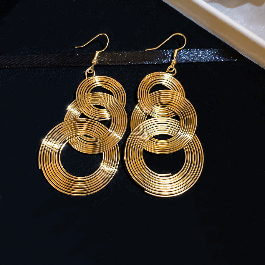 Luxury Pleated Irregular Leaf Earrings - Premium High-End Stud Earrings, Elegant Designer Fashion Jewelry