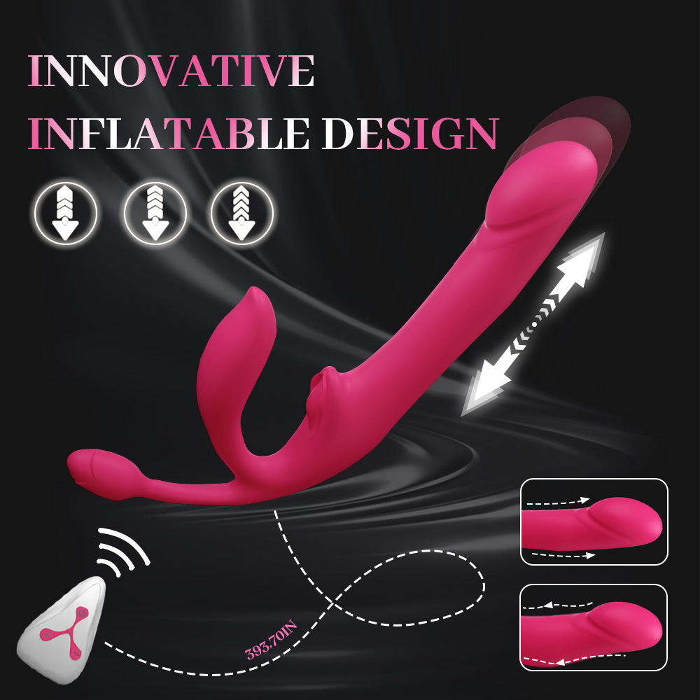Wireless Remote-Controlled Telescopic Electric Massage Toy