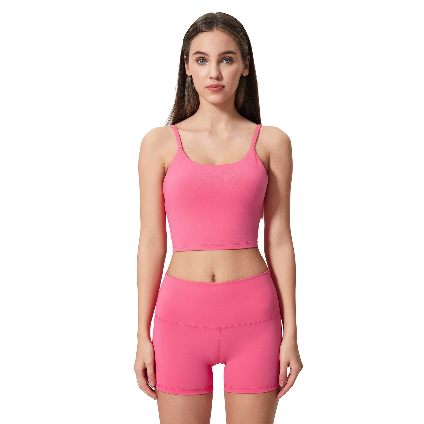 Yoga Jacket Women's Sports Underwear With Chest Pad Thin Belt Beauty Back