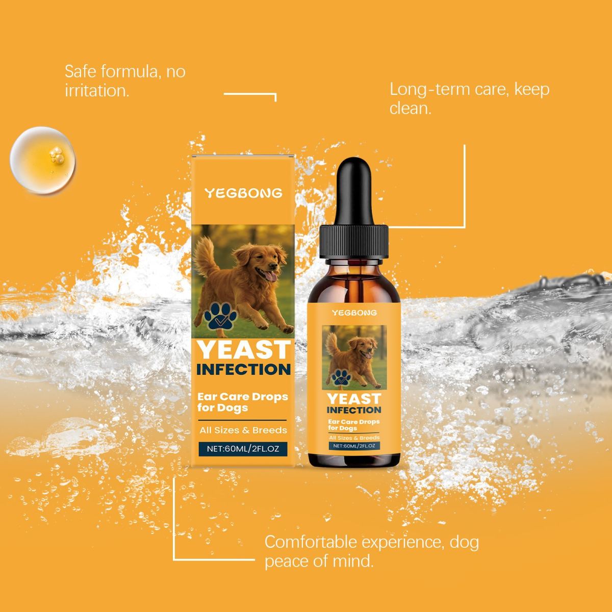 Dog Ear Care Drops For Daily Soothing