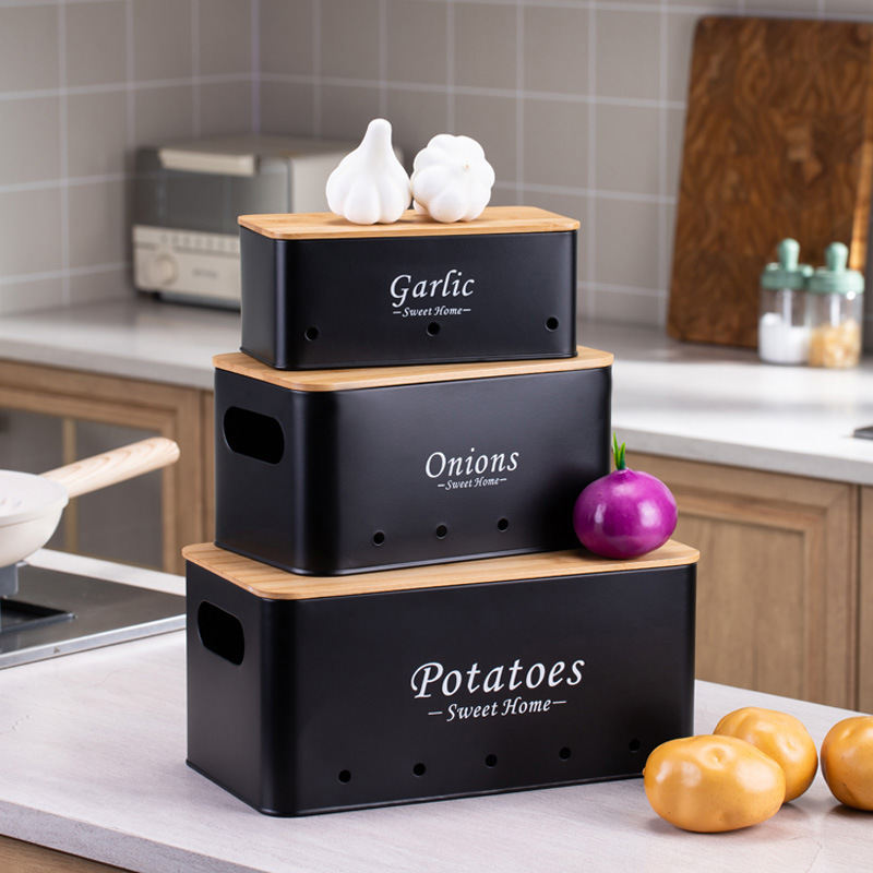 Stackable Metal Storage Cans For The Kitchen