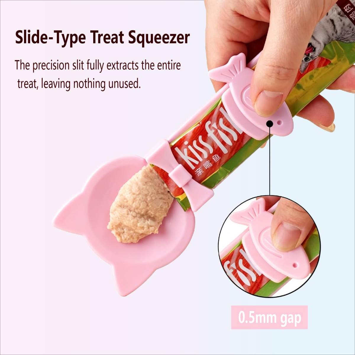 3PCS Cat Treat Spoon, Lickable Cat Treat Dispenser Squeeze, Multi-Function Feeding Spoon For Churu Paste Licky Treats & Wet Food
