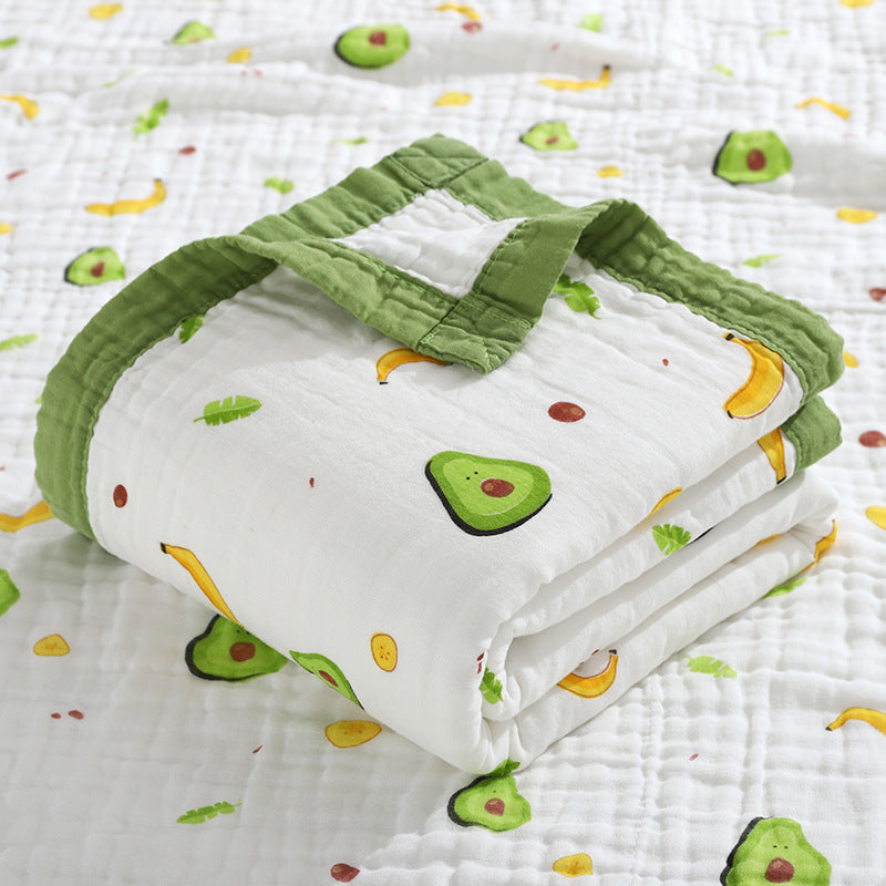 Baby Bath Towel Six-layer Pure Cotton Gauze Blanket