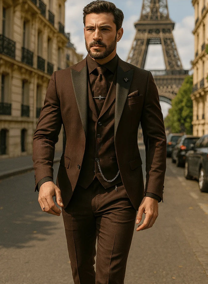 Men's Three-piece Suit Bridegroom Best Wedding Suit