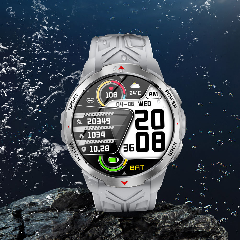 Smart Watch Compass Flashlight Large Battery Sports Record