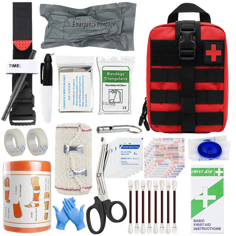 Outdoor Travel First-Aid Gear Survival Tool Kit