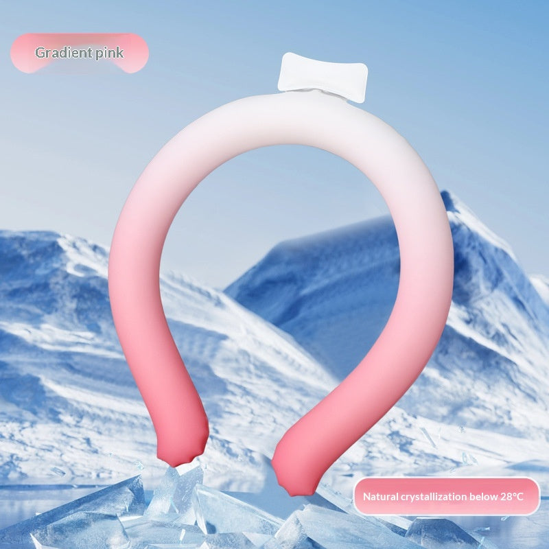 Portable Neck-Hanging Cooling Ice Ring PCM