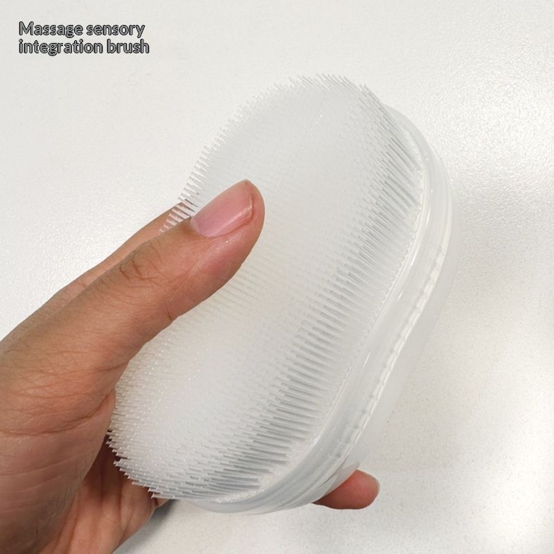Children Tactile Brushing Massage Tool - Soft Bristle Sensory Integration Therapy Comb for Kids Skin Stimulation and Calming