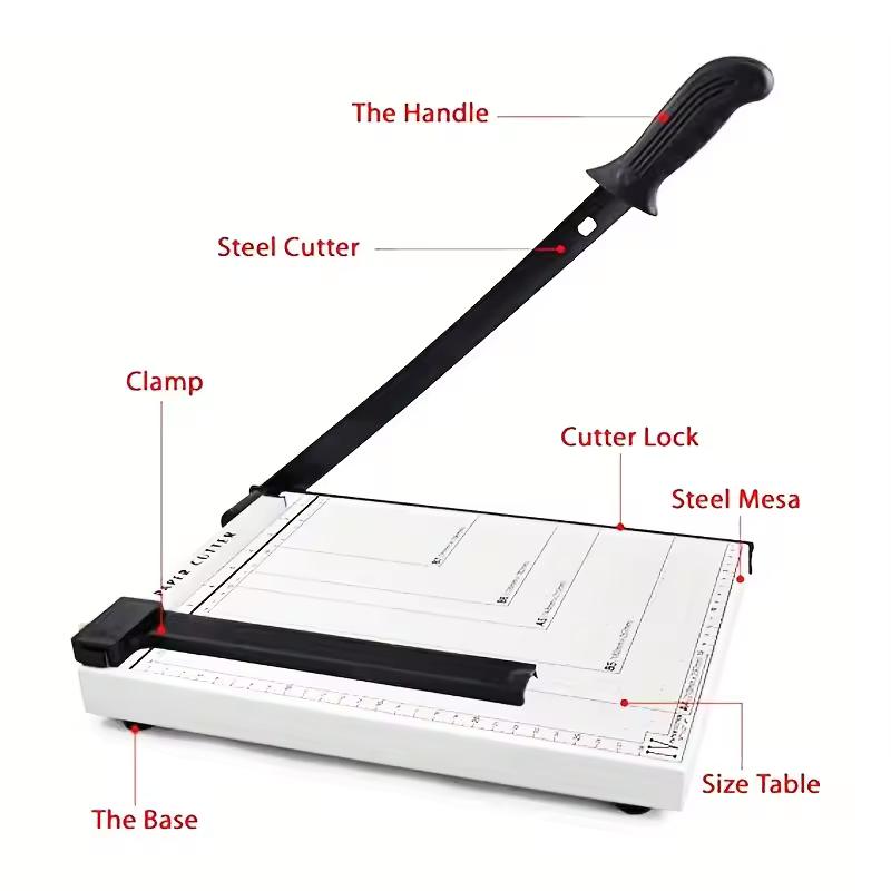 Support pan European shipping--Safe Paper Cutter Slid-Proof Paper Trimmer Versatile Paper Cutter Stable Paper Trimmer For Office Craft Or Pictures